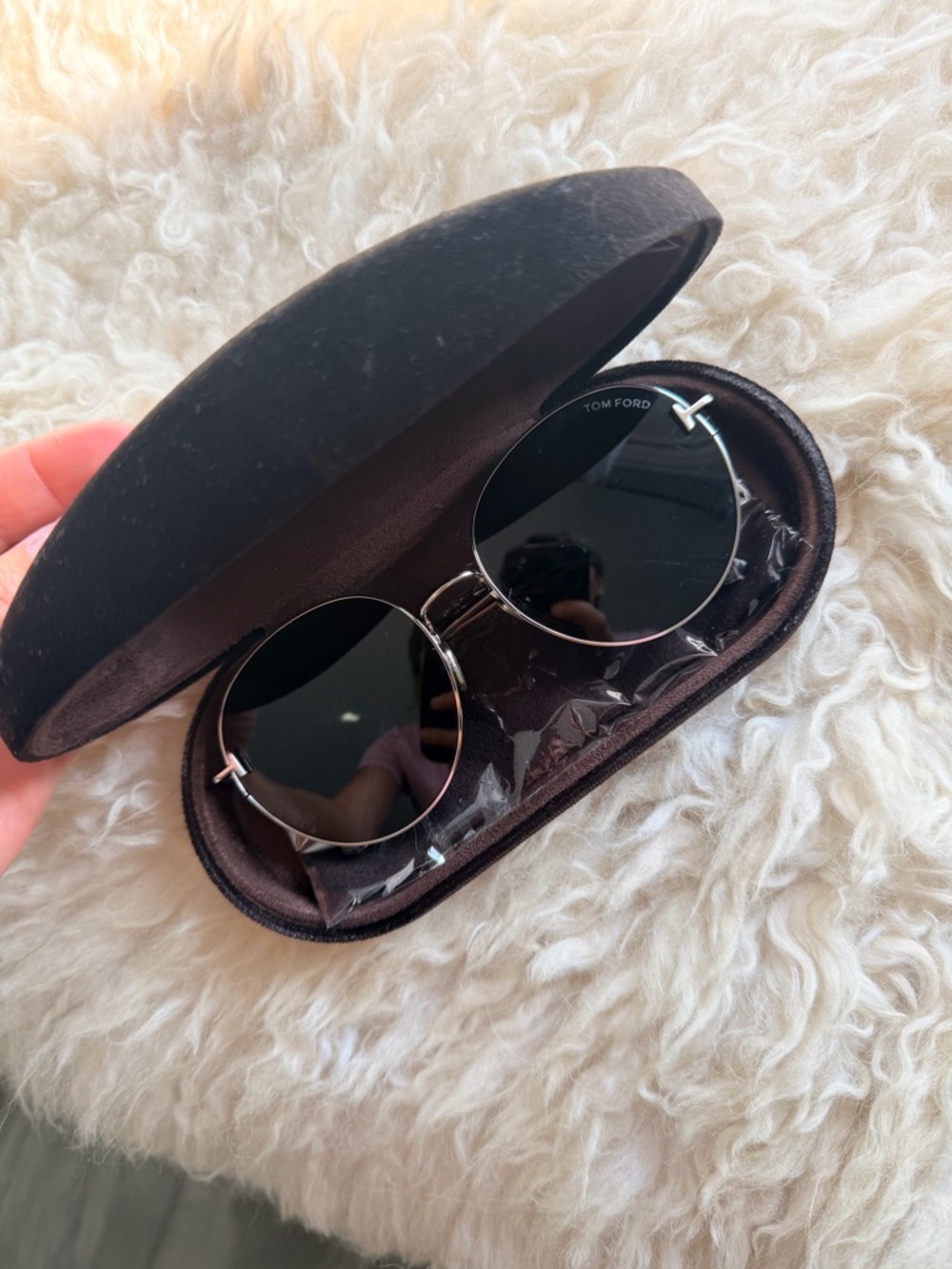 TOM FORD - Grey Gradient Round Men's Sunglasses- NWT- Brand New - Picture 1 of 7